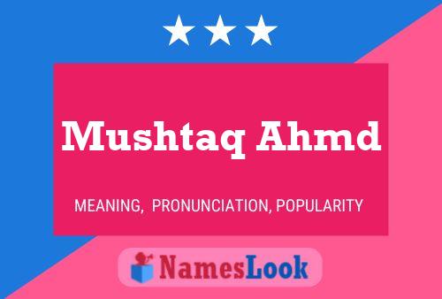 Mushtaq Ahmd Namensposter