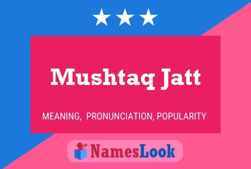 Mushtaq Jatt Namensposter