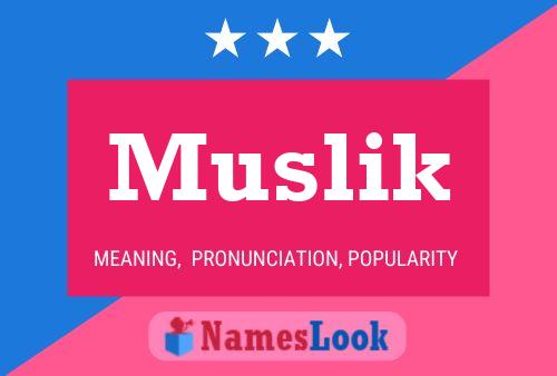 Muslik Namensposter