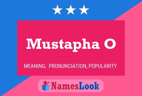 Mustapha O Namensposter