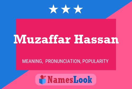 Muzaffar Hassan Namensposter