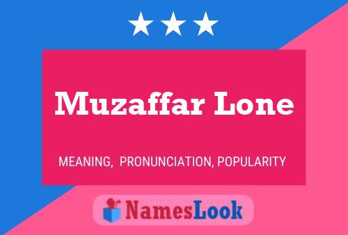 Muzaffar Lone Namensposter