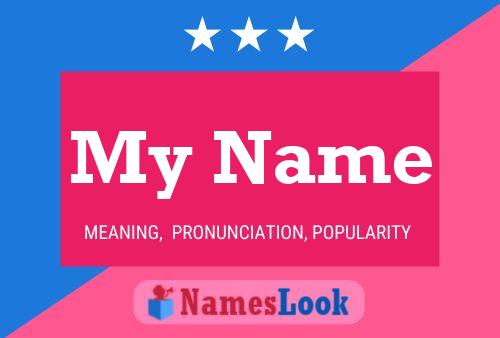 My Name Namensposter