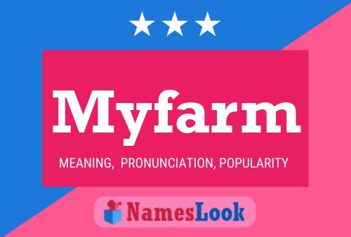 Myfarm Namensposter