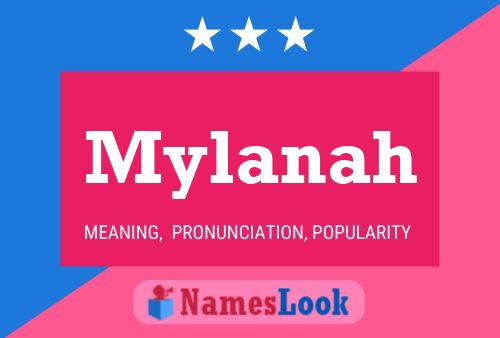 Mylanah Namensposter