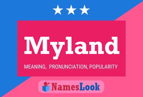 Myland Namensposter