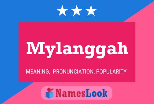 Mylanggah Namensposter