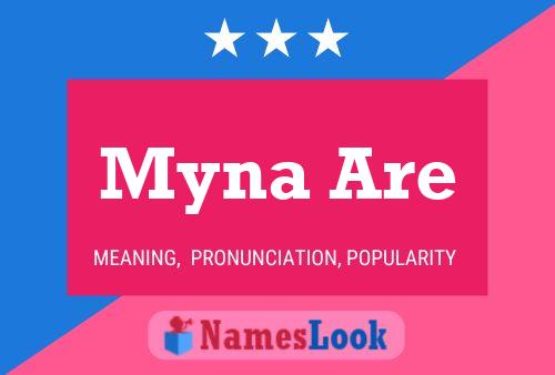 Myna Are Namensposter