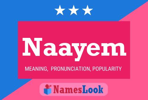 Naayem Namensposter