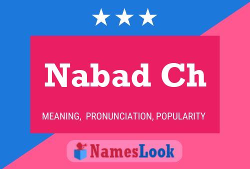 Nabad Ch Namensposter