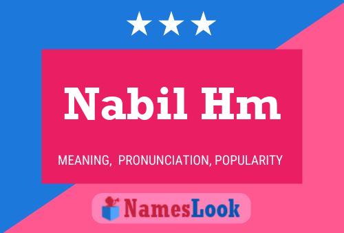 Nabil Hm Namensposter