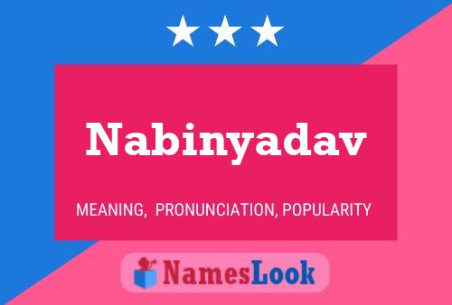 Nabinyadav Namensposter