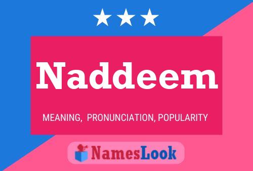 Naddeem Namensposter