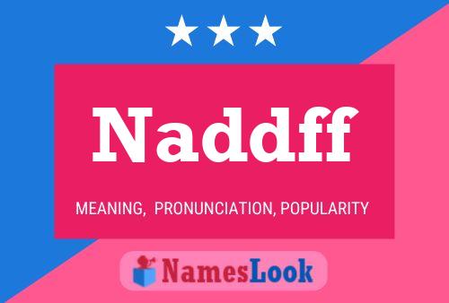 Naddff Namensposter