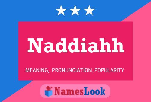 Naddiahh Namensposter