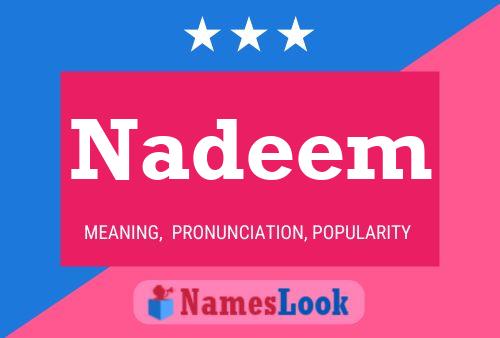 Nadeem Namensposter