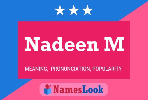 Nadeen M Namensposter