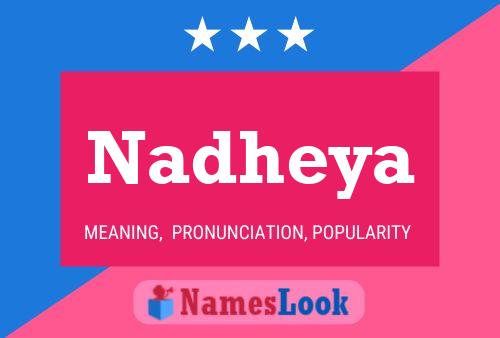 Nadheya Namensposter