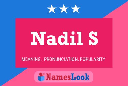 Nadil S Namensposter