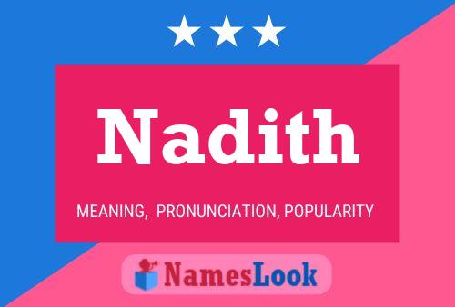 Nadith Namensposter