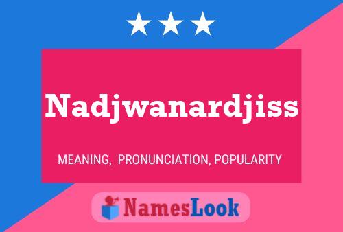 Nadjwanardjiss Namensposter