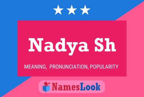 Nadya Sh Namensposter