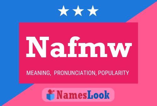 Nafmw Namensposter