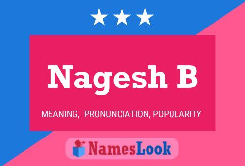 Nagesh B Namensposter