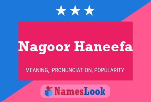 Nagoor Haneefa Namensposter