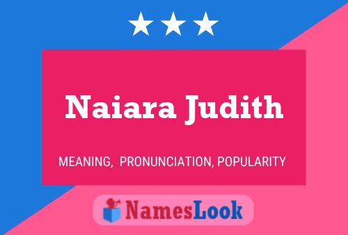 Naiara Judith Namensposter