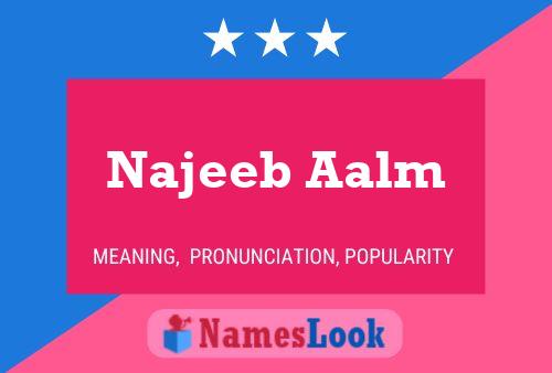 Najeeb Aalm Namensposter