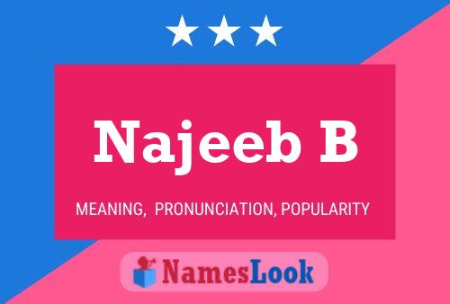 Najeeb B Namensposter