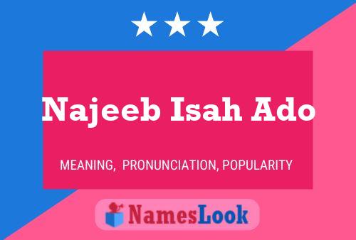 Najeeb Isah Ado Namensposter