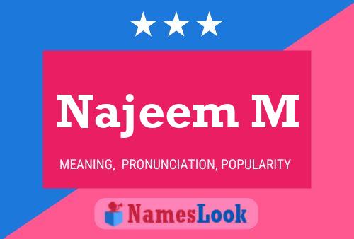 Najeem M Namensposter