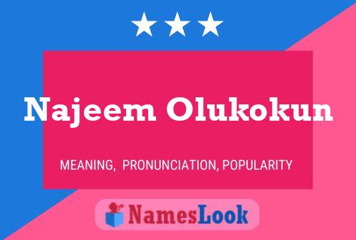 Najeem Olukokun Namensposter