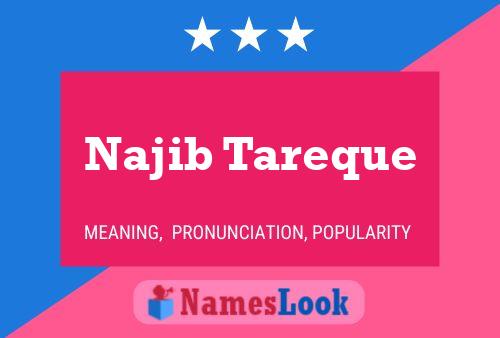 Najib Tareque Namensposter