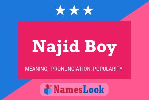 Najid Boy Namensposter