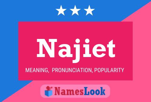 Najiet Namensposter