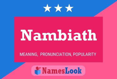 Nambiath Namensposter