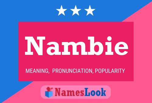 Nambie Namensposter