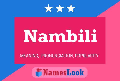 Nambili Namensposter