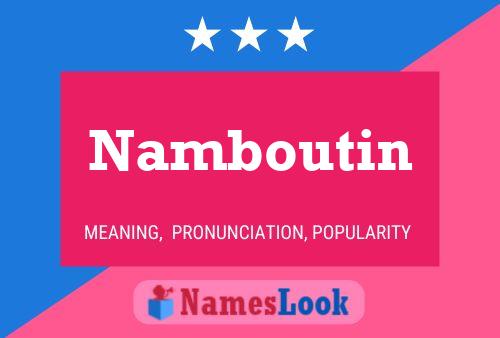 Namboutin Namensposter