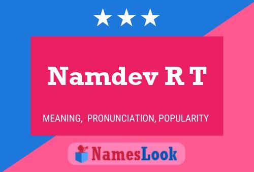 Namdev R T Namensposter