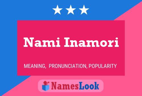 Nami Inamori Namensposter