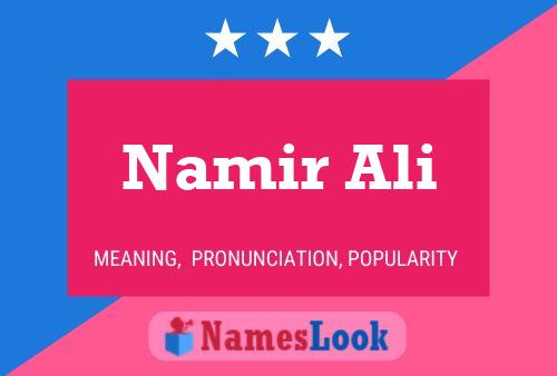 Namir Ali Namensposter