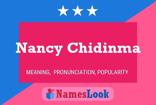 Nancy Chidinma Namensposter