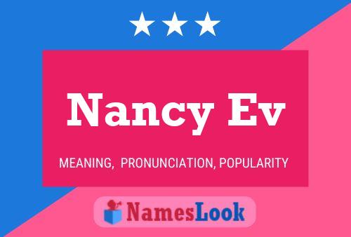 Nancy Ev Namensposter