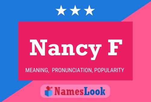 Nancy F Namensposter