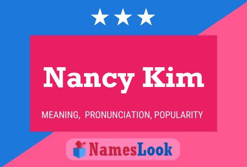 Nancy Kim Namensposter