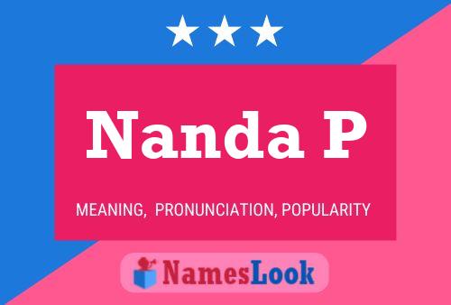 Nanda P Namensposter